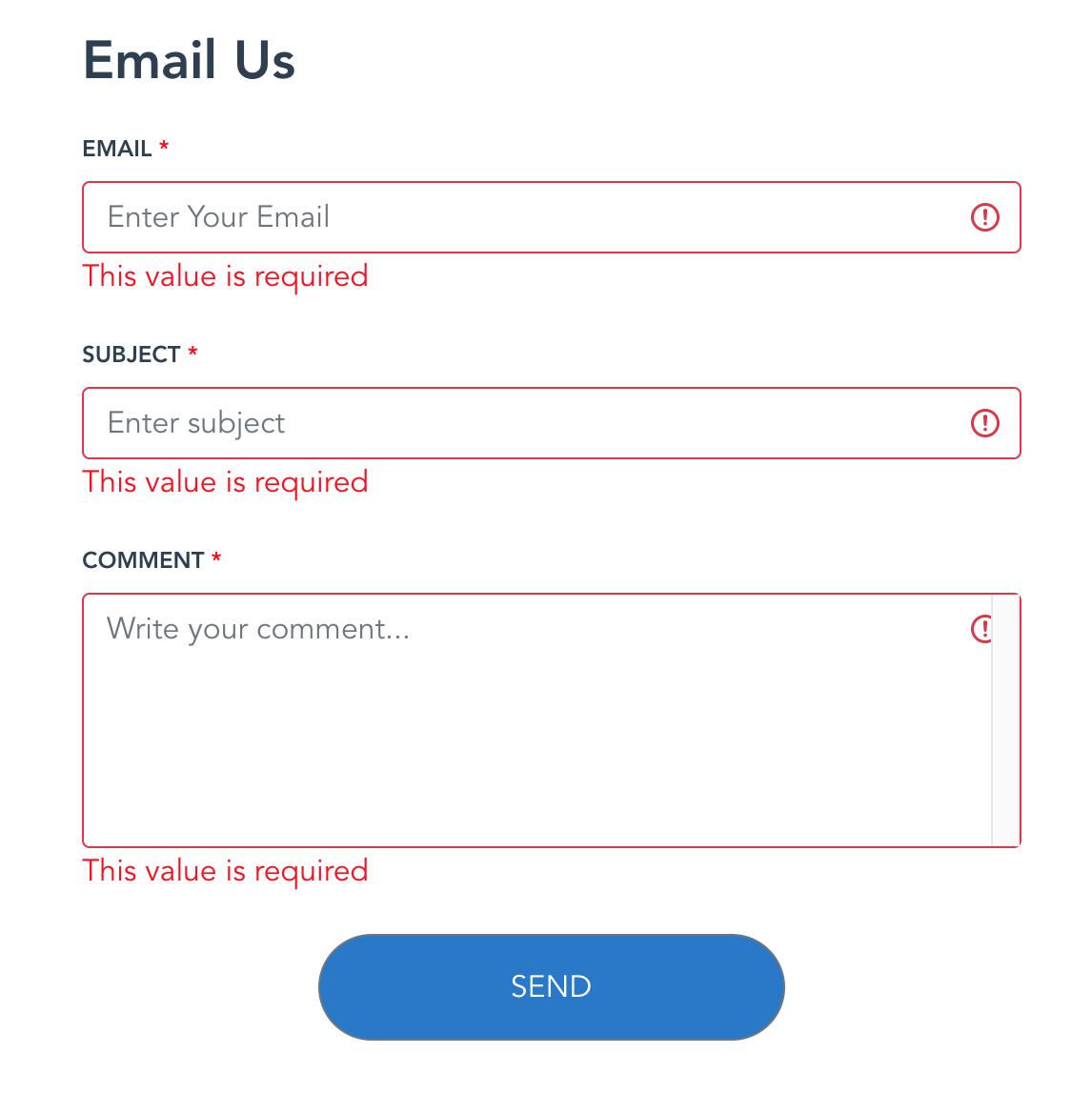 Валидация vue. Form validation.